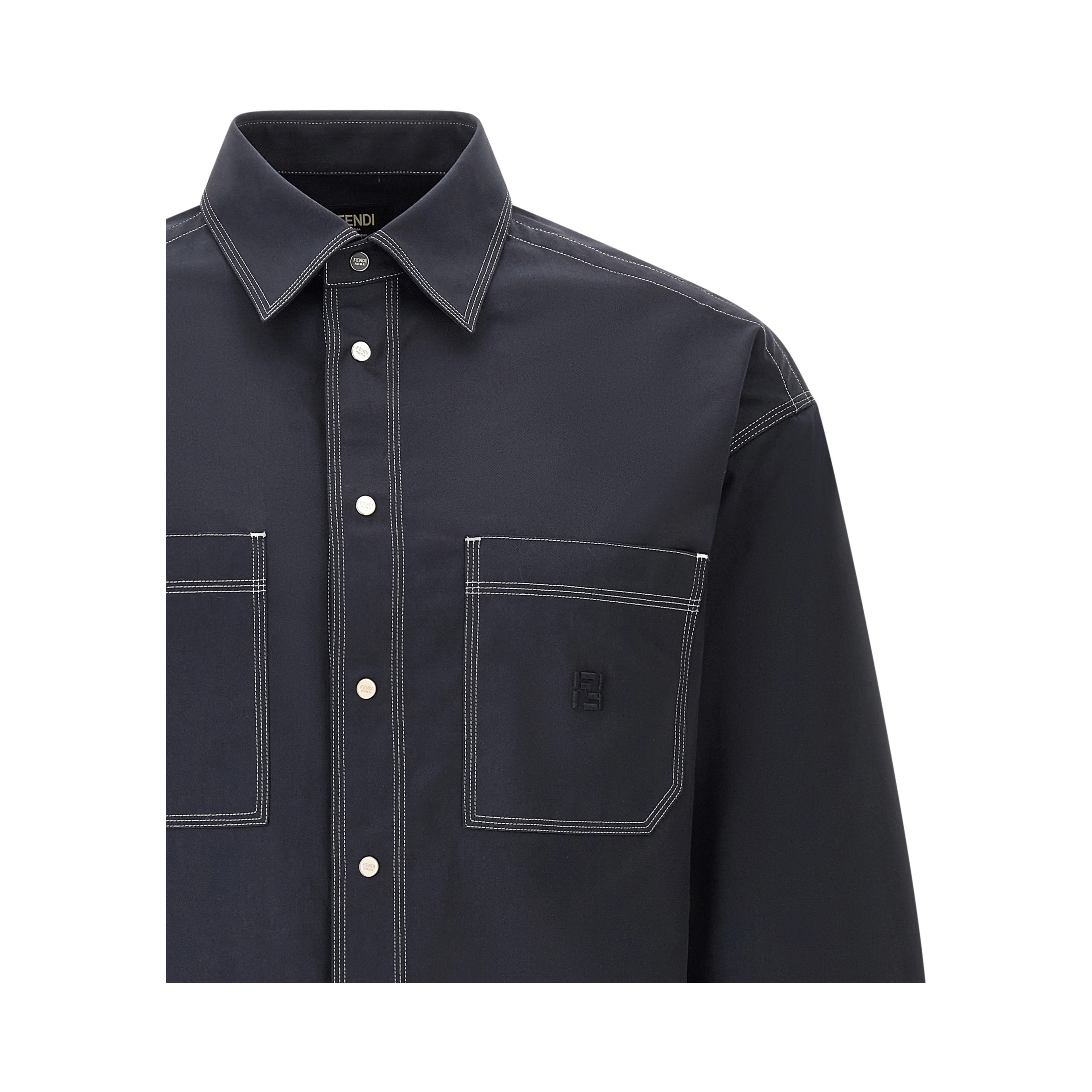 Blue Cotton Blouse