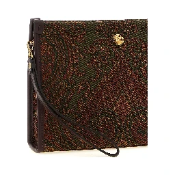 Multicolor Polyester Clutch Bag
