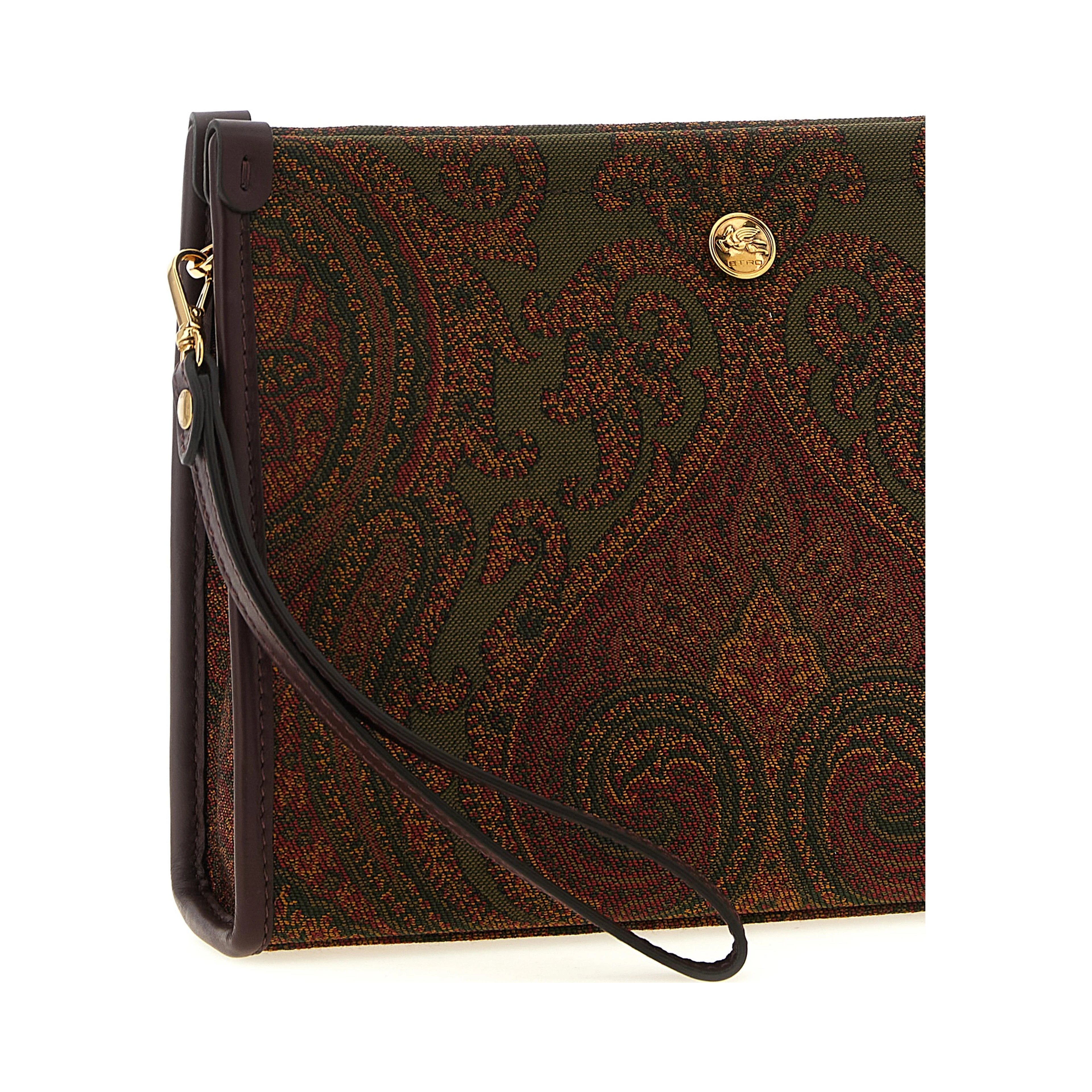 Multicolor Polyester Clutch Bag