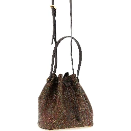 Brown Cotton Handbag