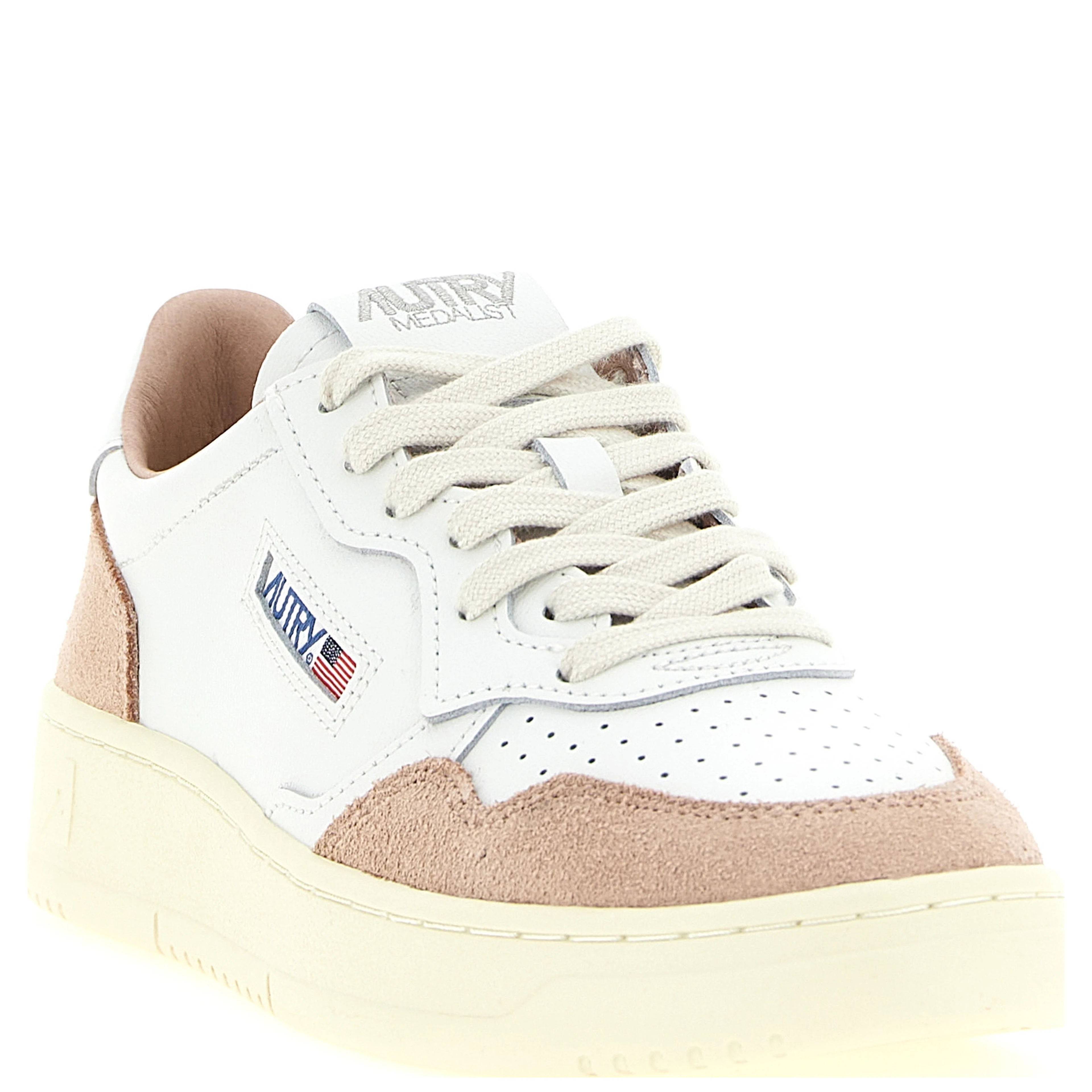 Multicolor Cowhide Low Top Sneakers