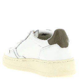Bicolor Cowhide Low Top Sneakers