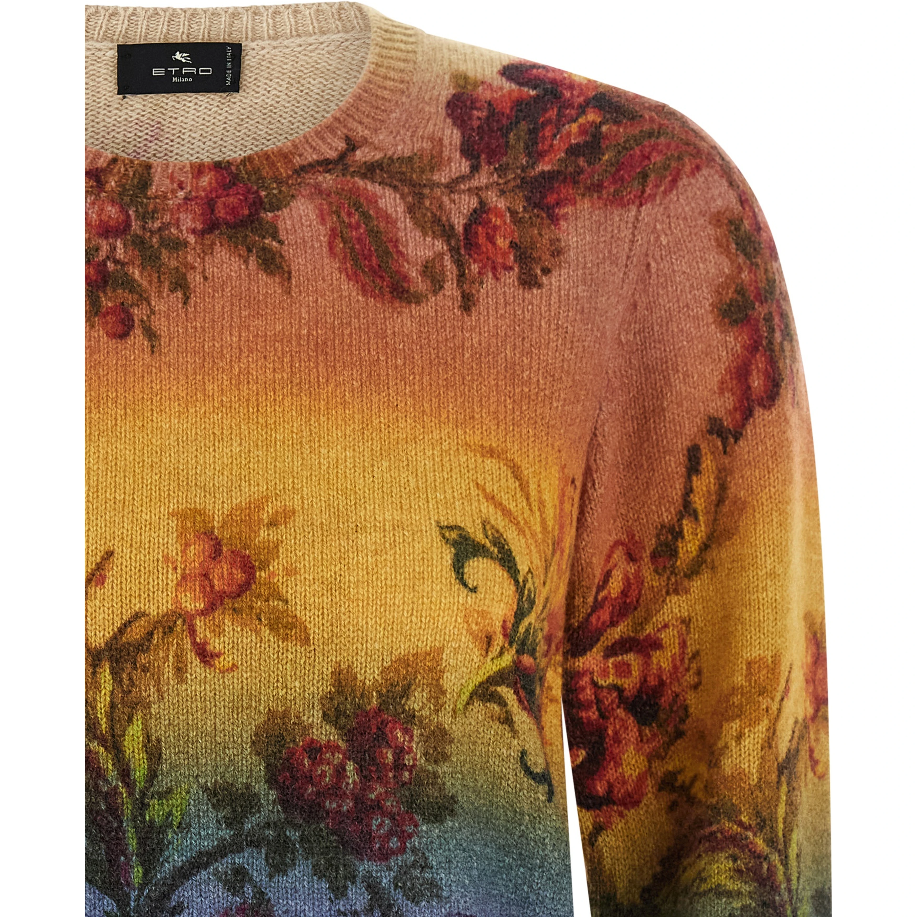 Multicolor Wool Cardigan