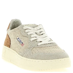 Multicolor Suede Leather Athletic Sneakers