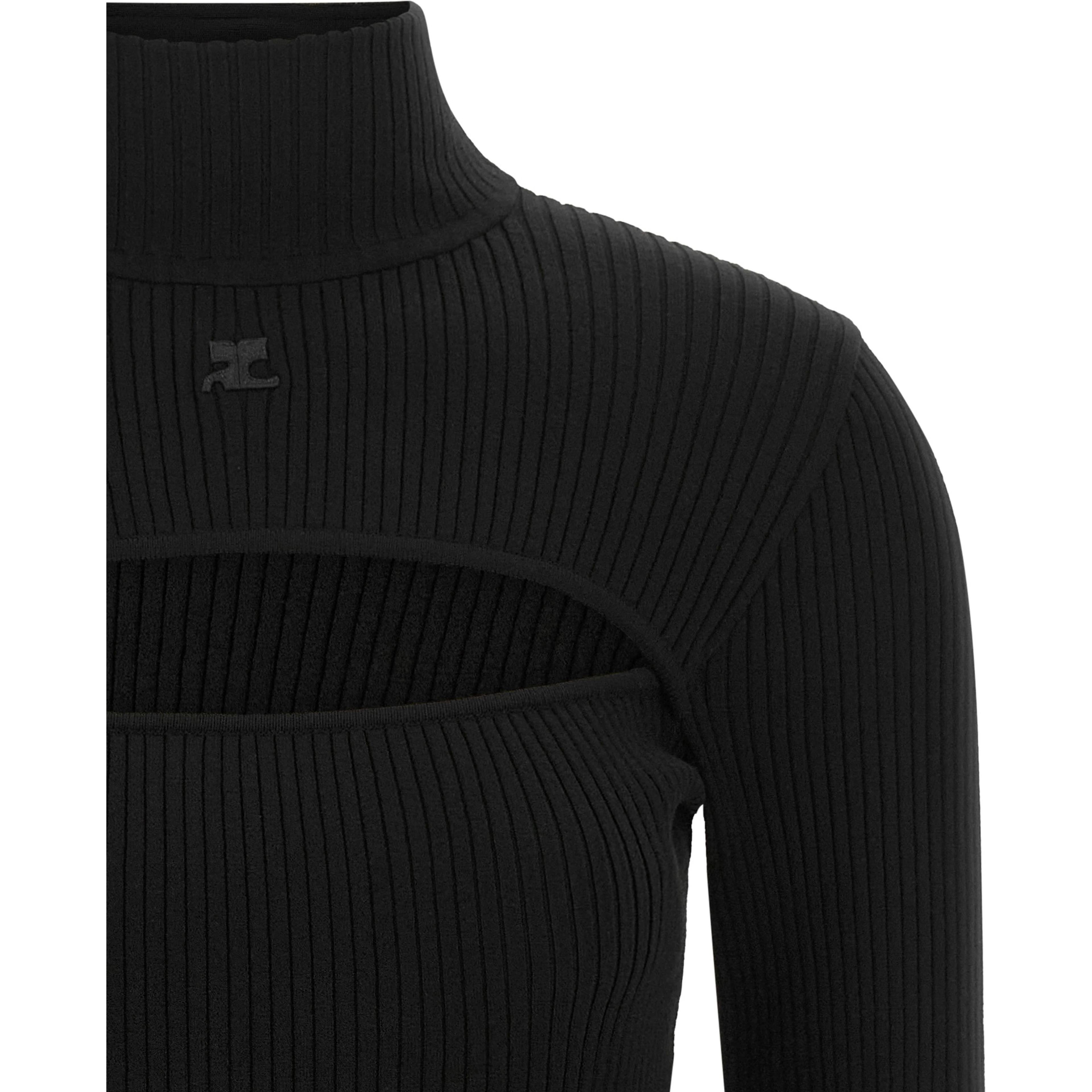 Black Viscose Cardigan