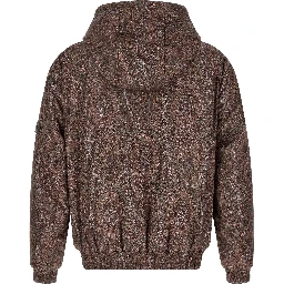 Brown Polyester Bomber