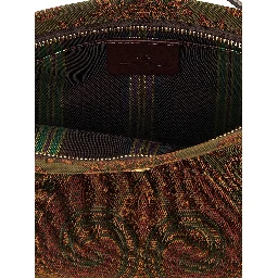 Multicolor Polyester Clutch Bag