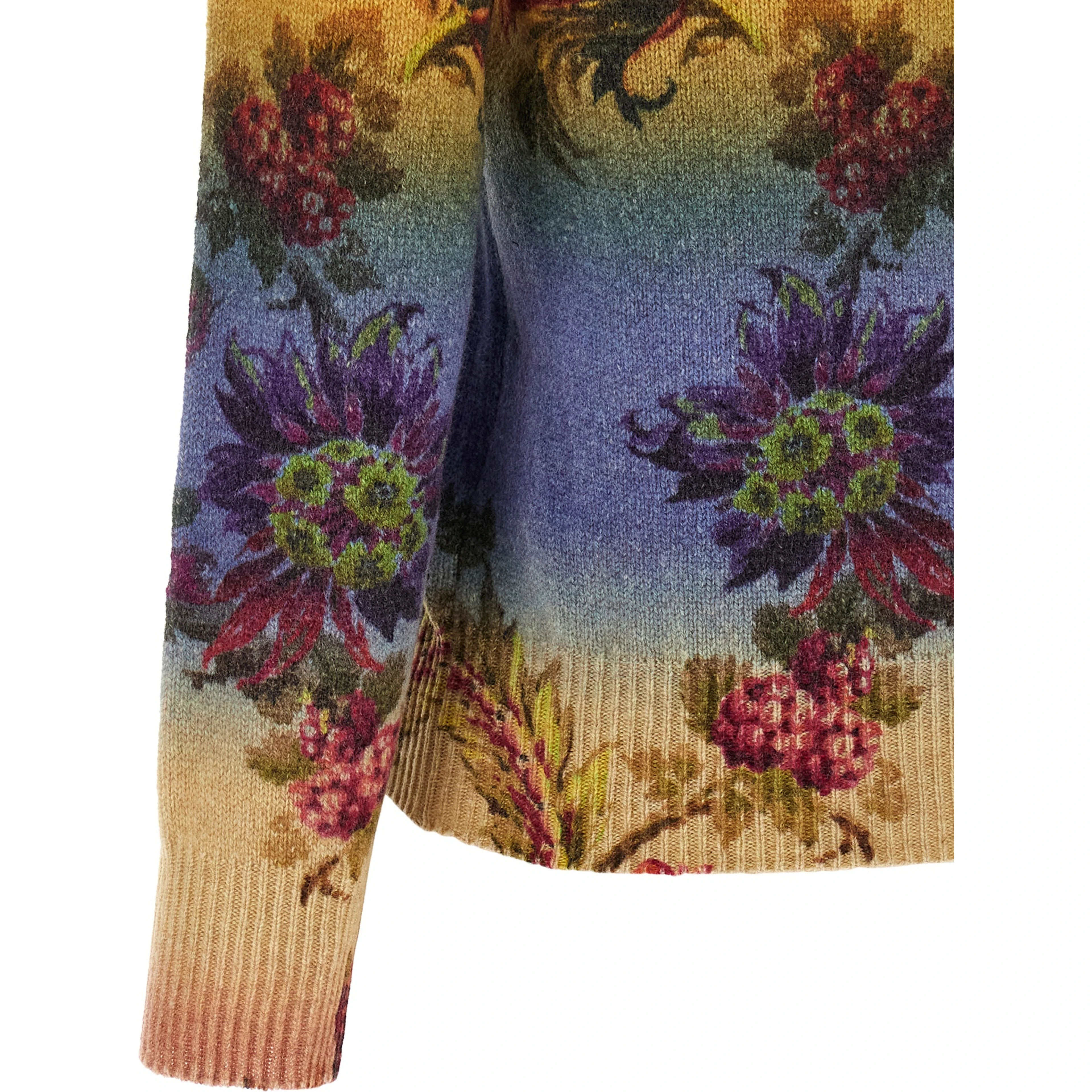 Multicolor Wool Cardigan