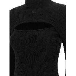 Black Viscose Cardigan