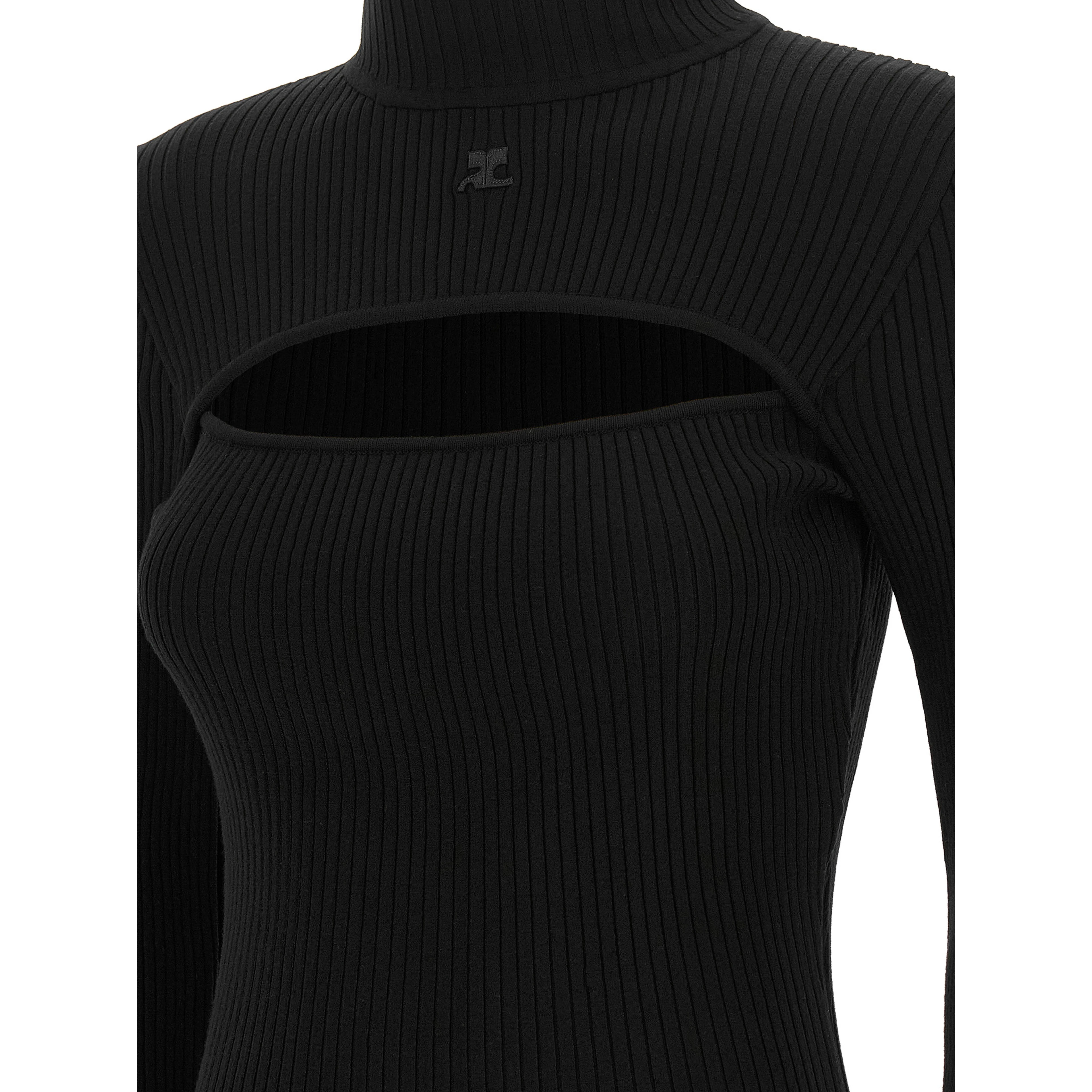 Black Viscose Cardigan