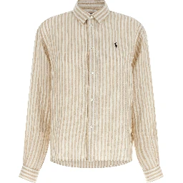 Beige Linen Blouse