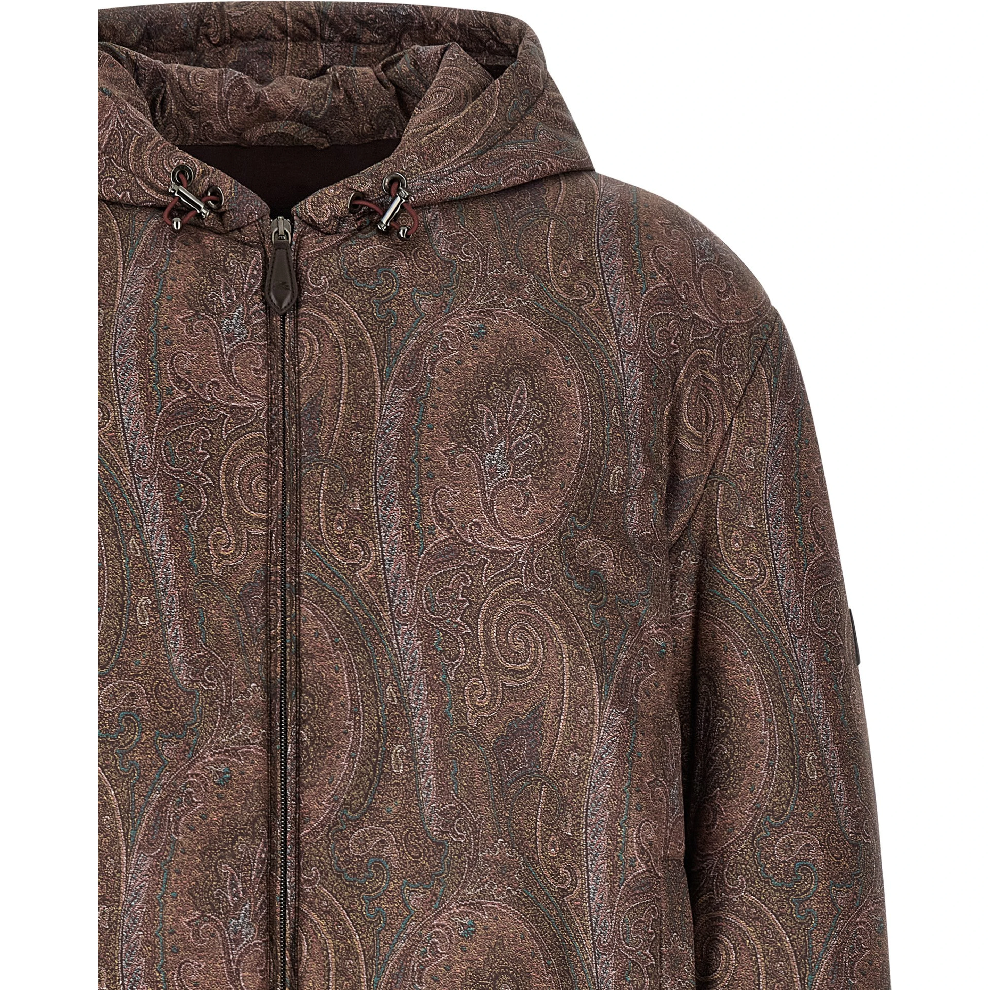Brown Polyester Bomber