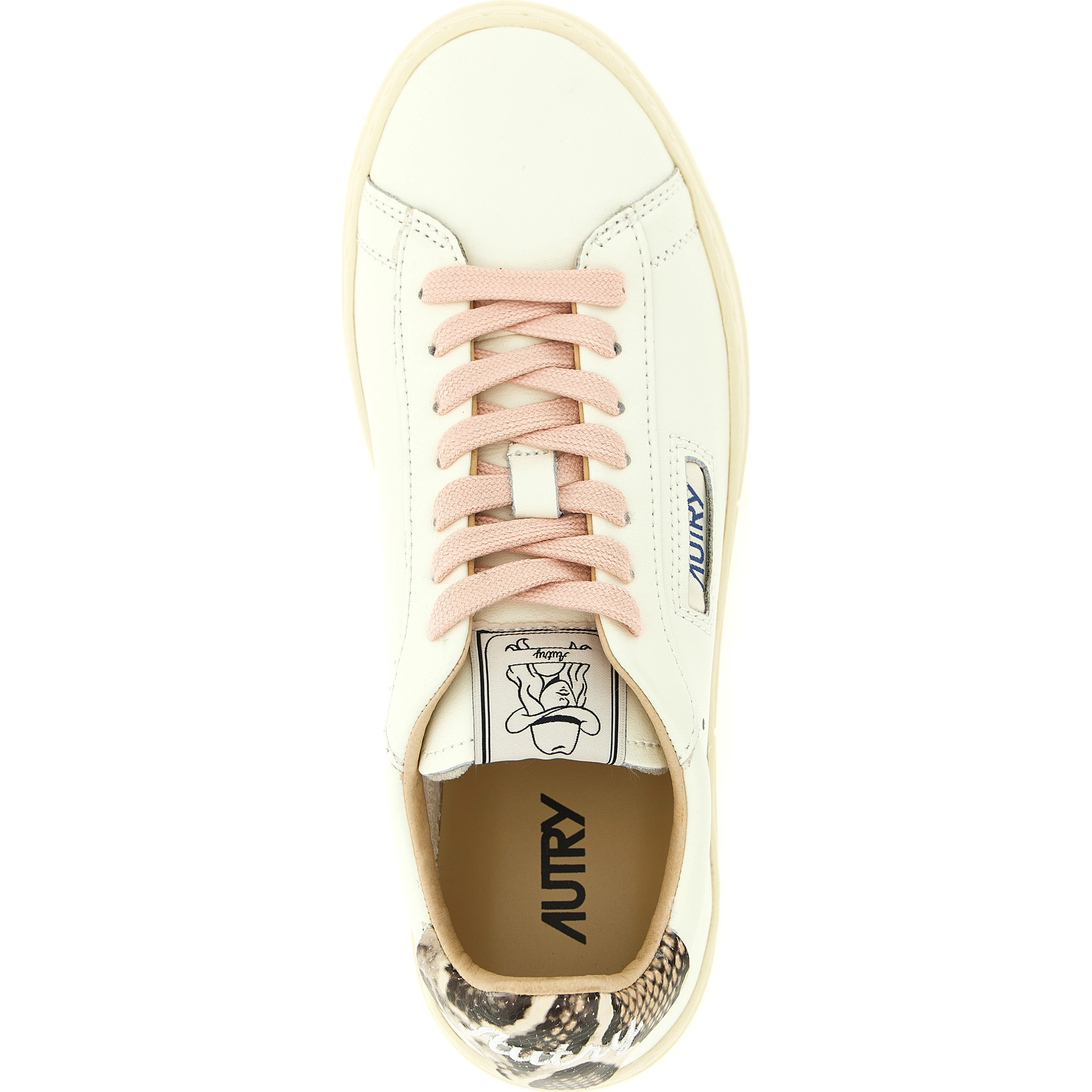 Multicolor Cowhide Low Top Sneakers