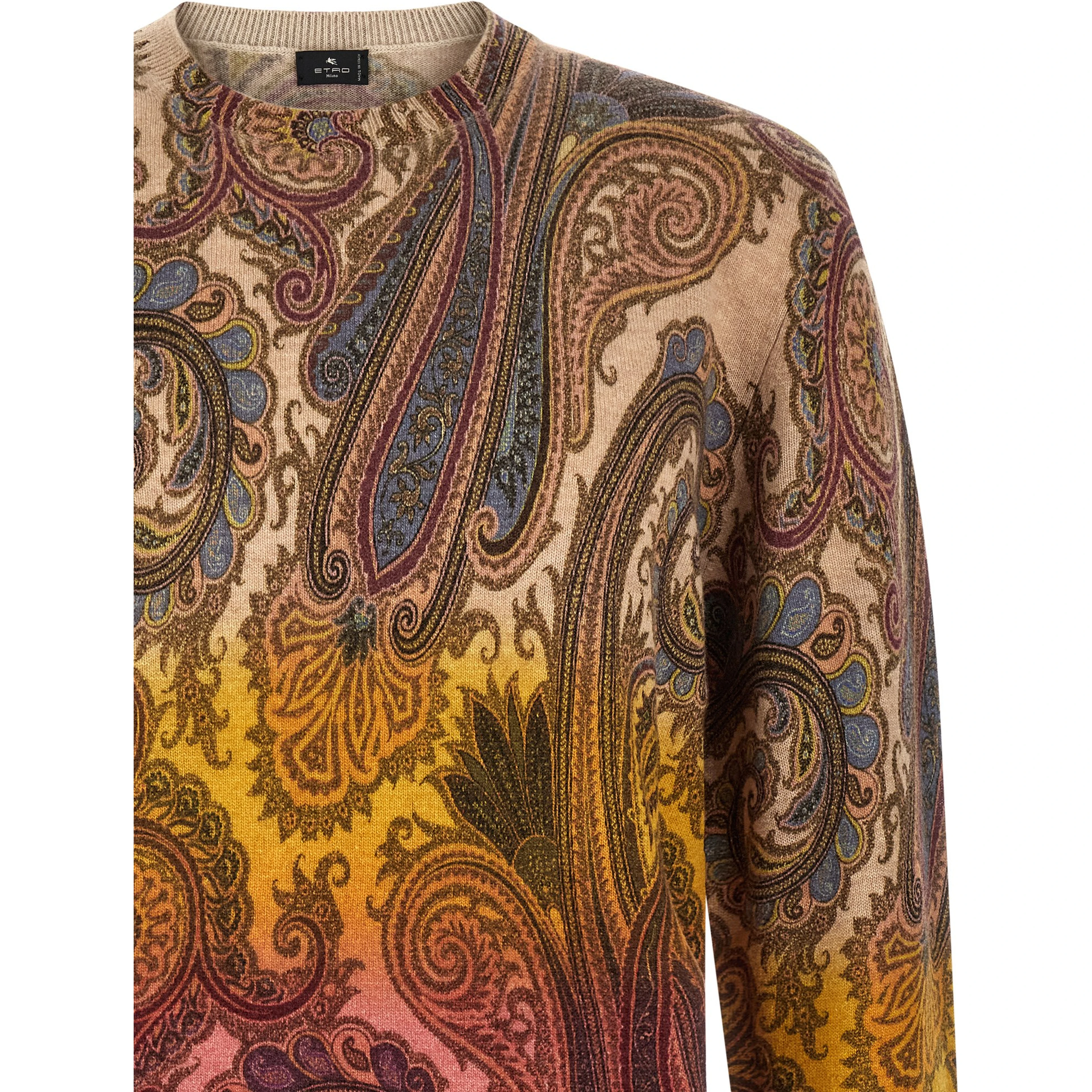 Multicolor Wool Cardigan