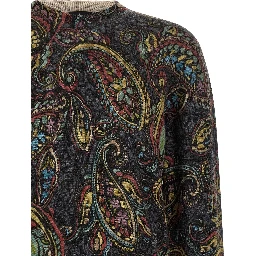 Multicolor Wool Cardigan