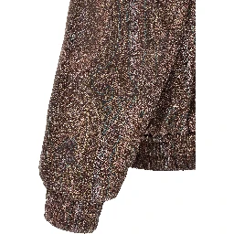 Brown Polyester Bomber