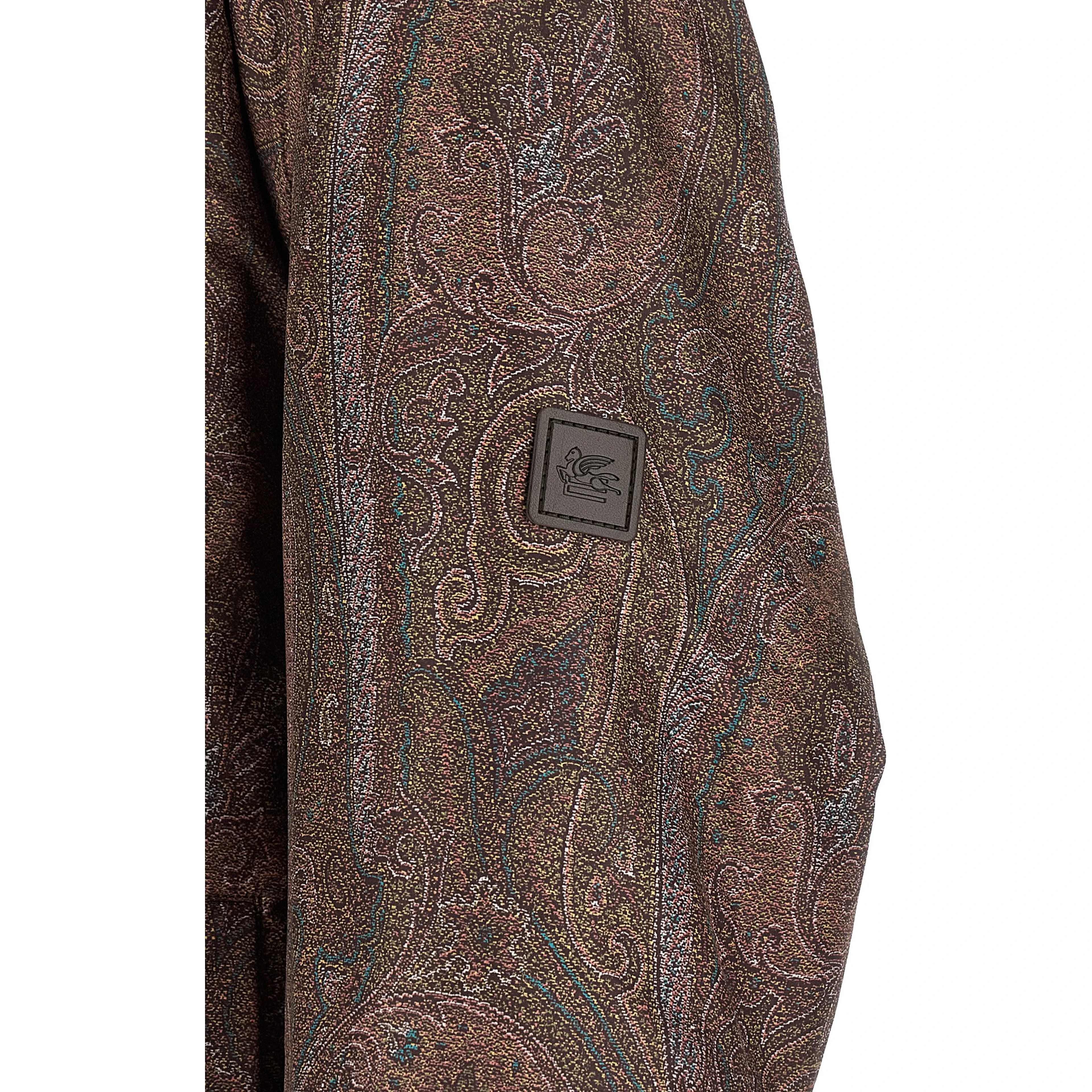 Brown Polyester Bomber