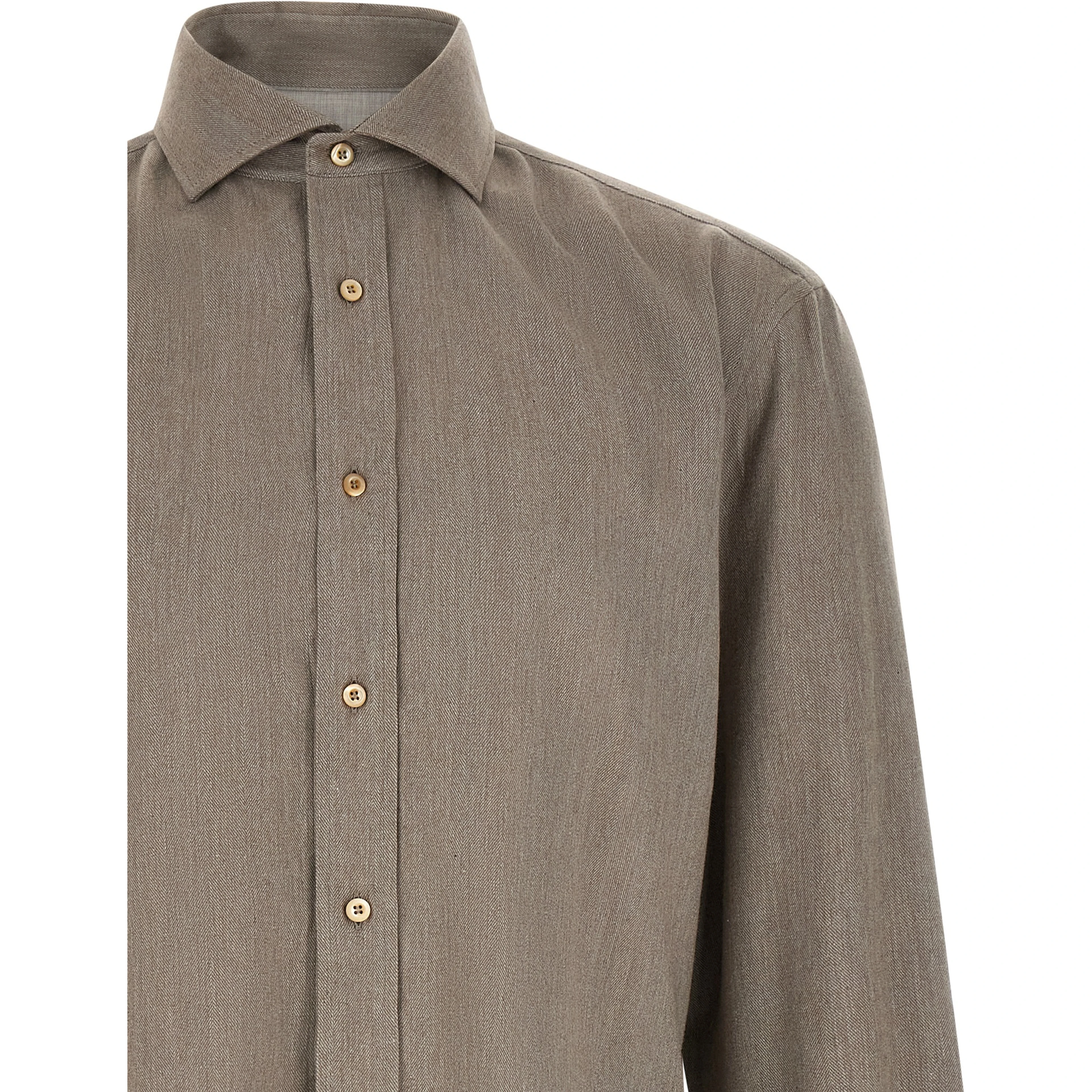 Gray Cotton Blouse