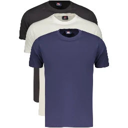 White Cotton Men's T-Shirt