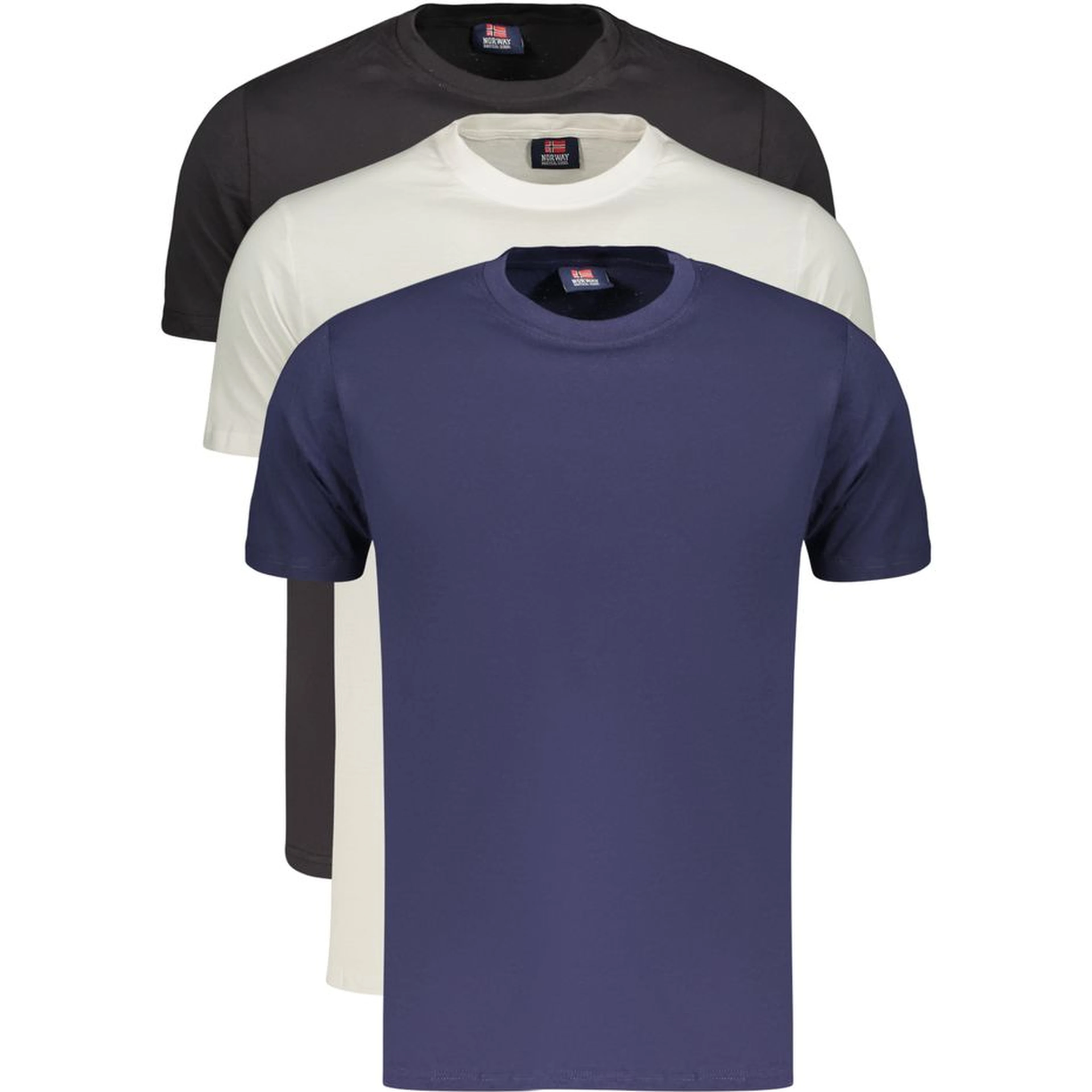 White Cotton Men's T-Shirt
