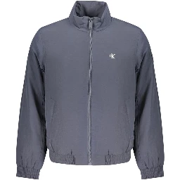 Blue Polyamide Men's Jacket