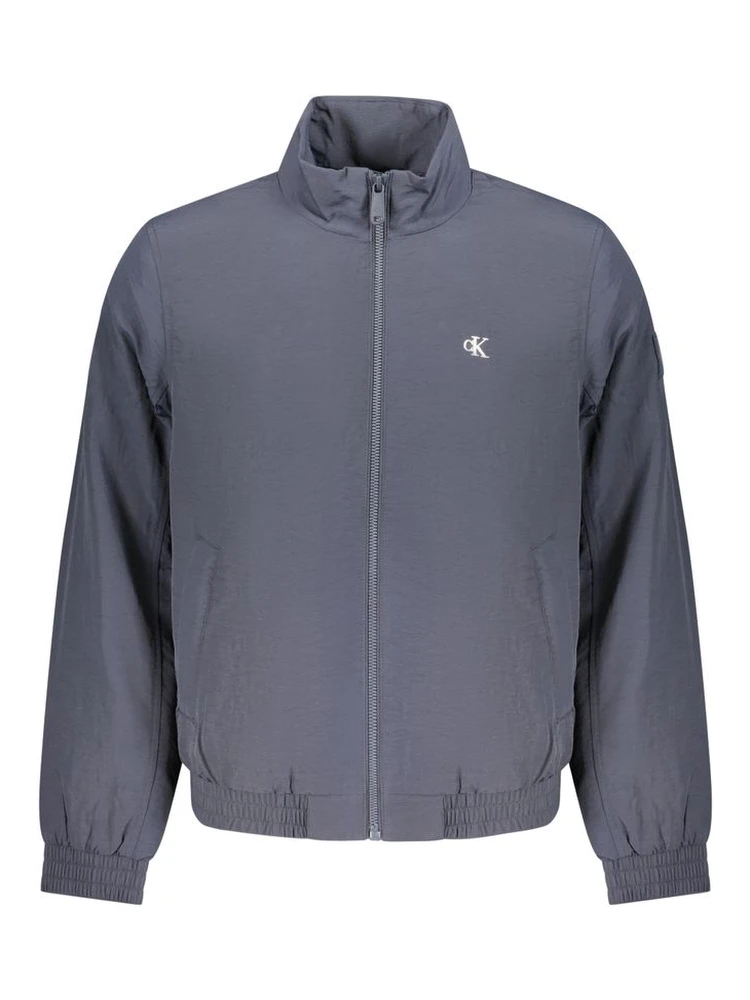 Blue Polyamide Men's Jacket