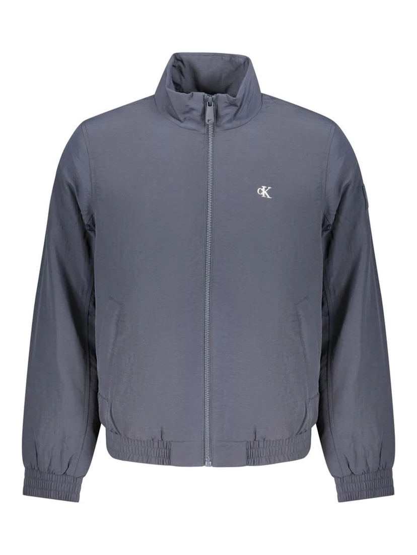 Blue Polyamide Men's Jacket