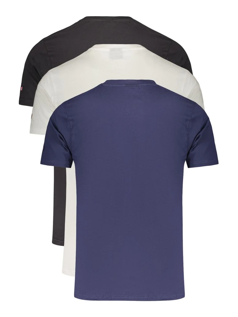 White Cotton Men's T-Shirt