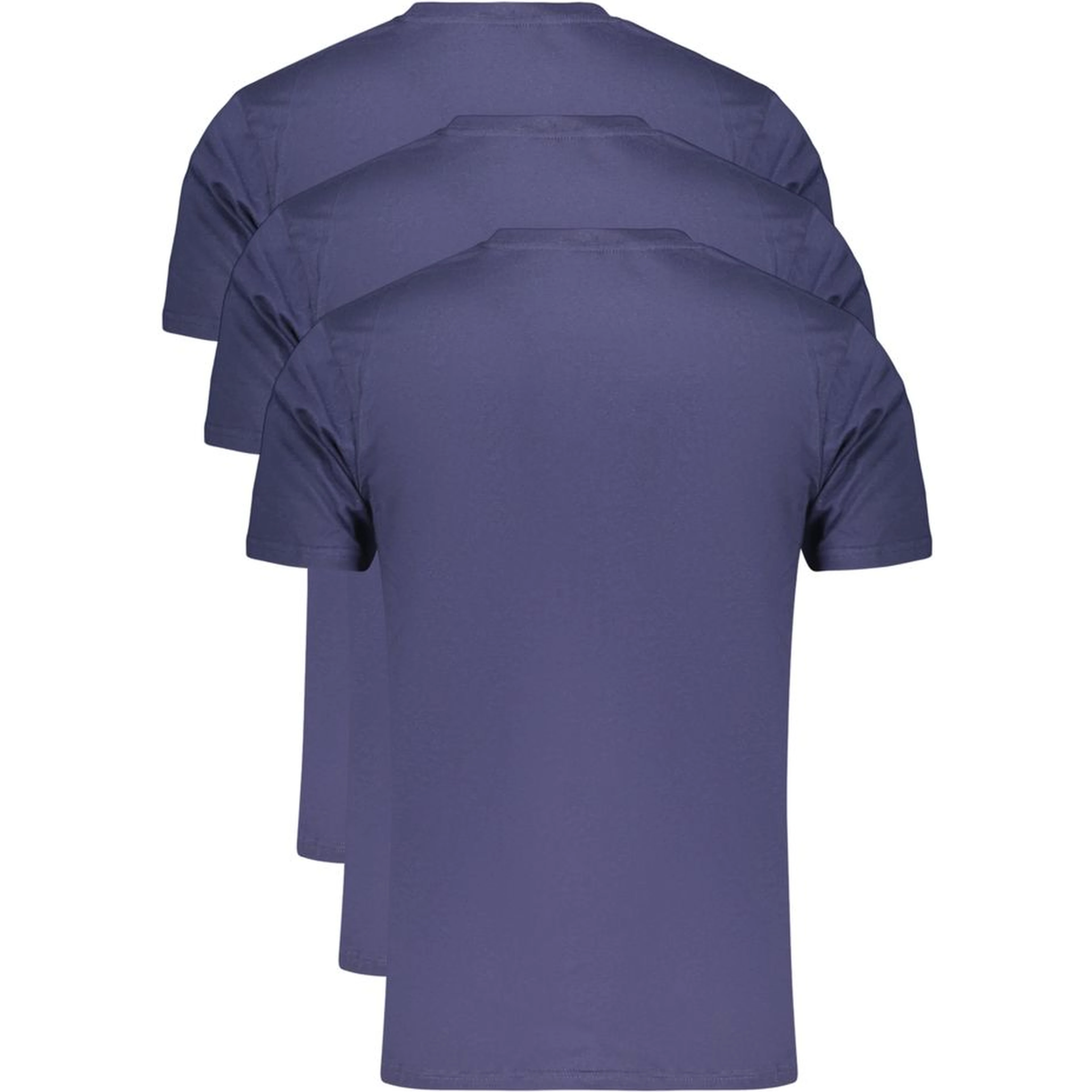 Blue Cotton Men's T-Shirt
