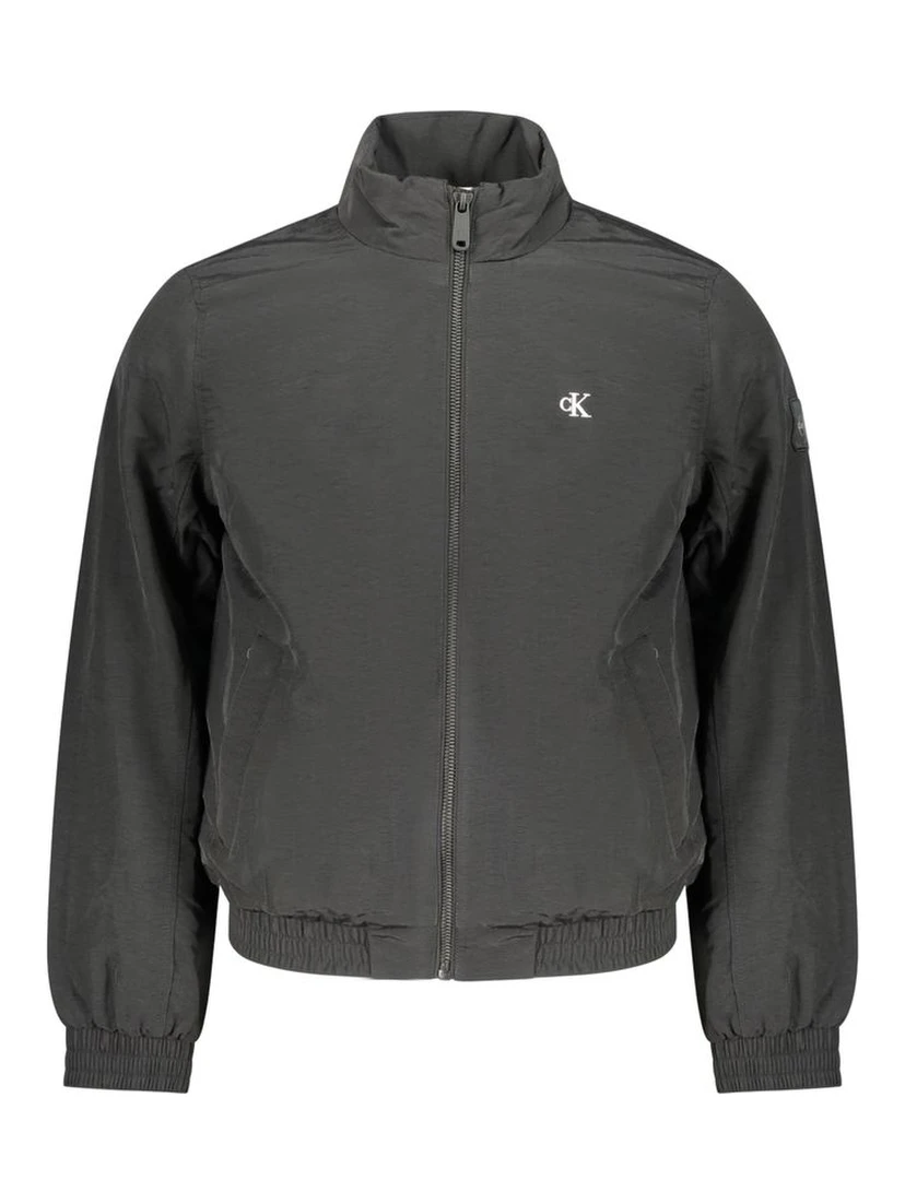 Black Poliammide Men's Jacket