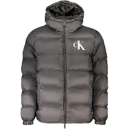 Black Nylon Men's Jacket