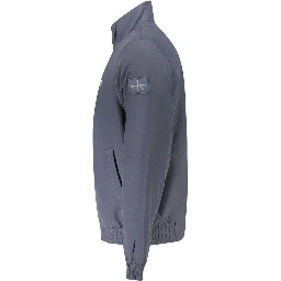Blue Polyamide Men's Jacket