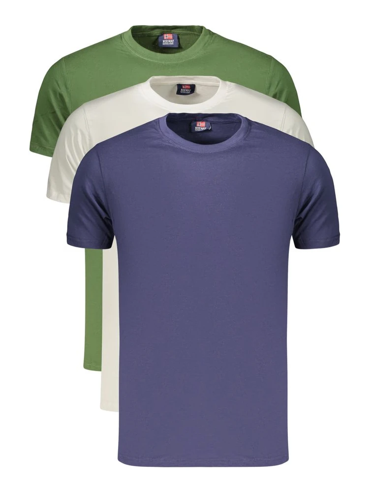 Green Cotton Men's T-Shirt