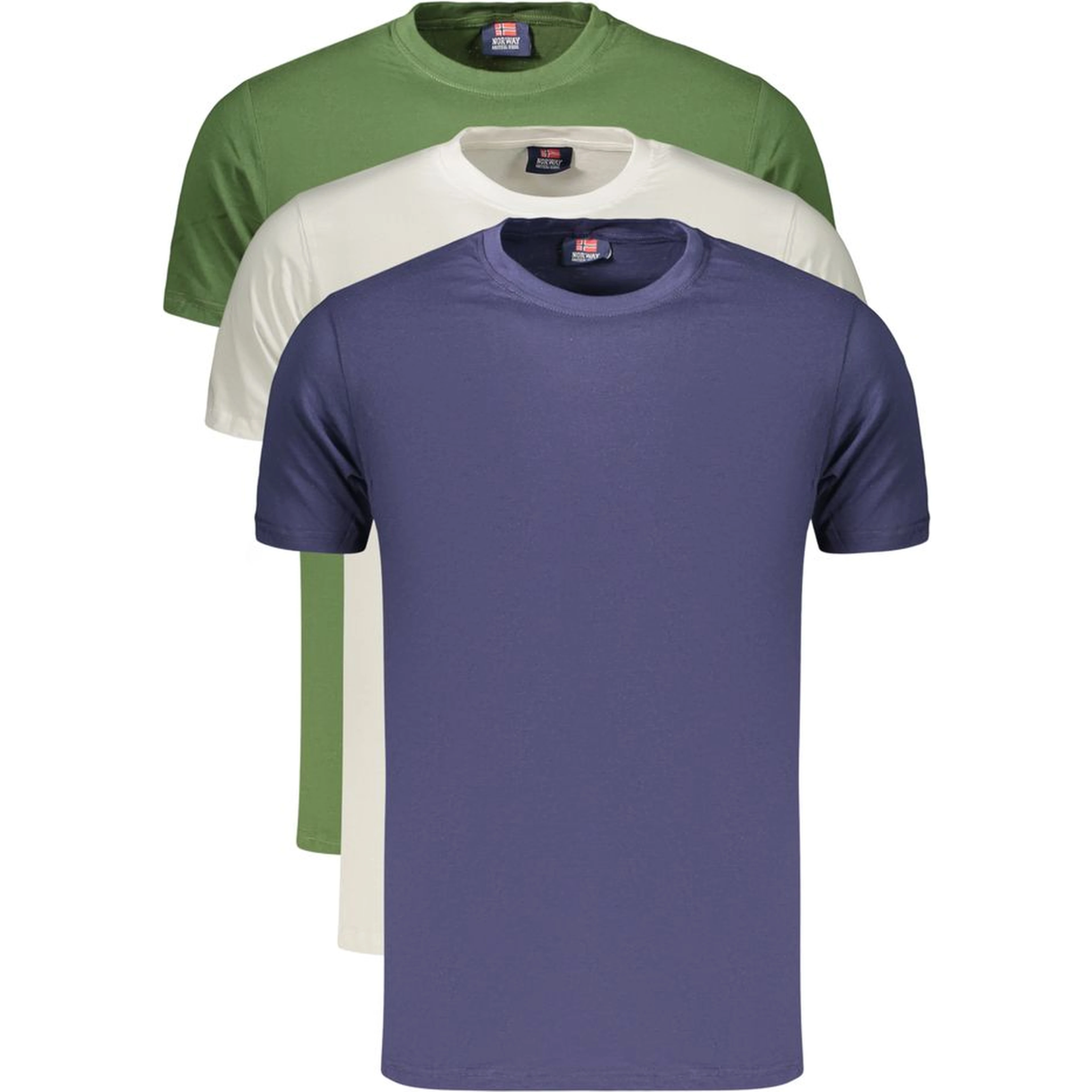 Green Cotton Men's T-Shirt
