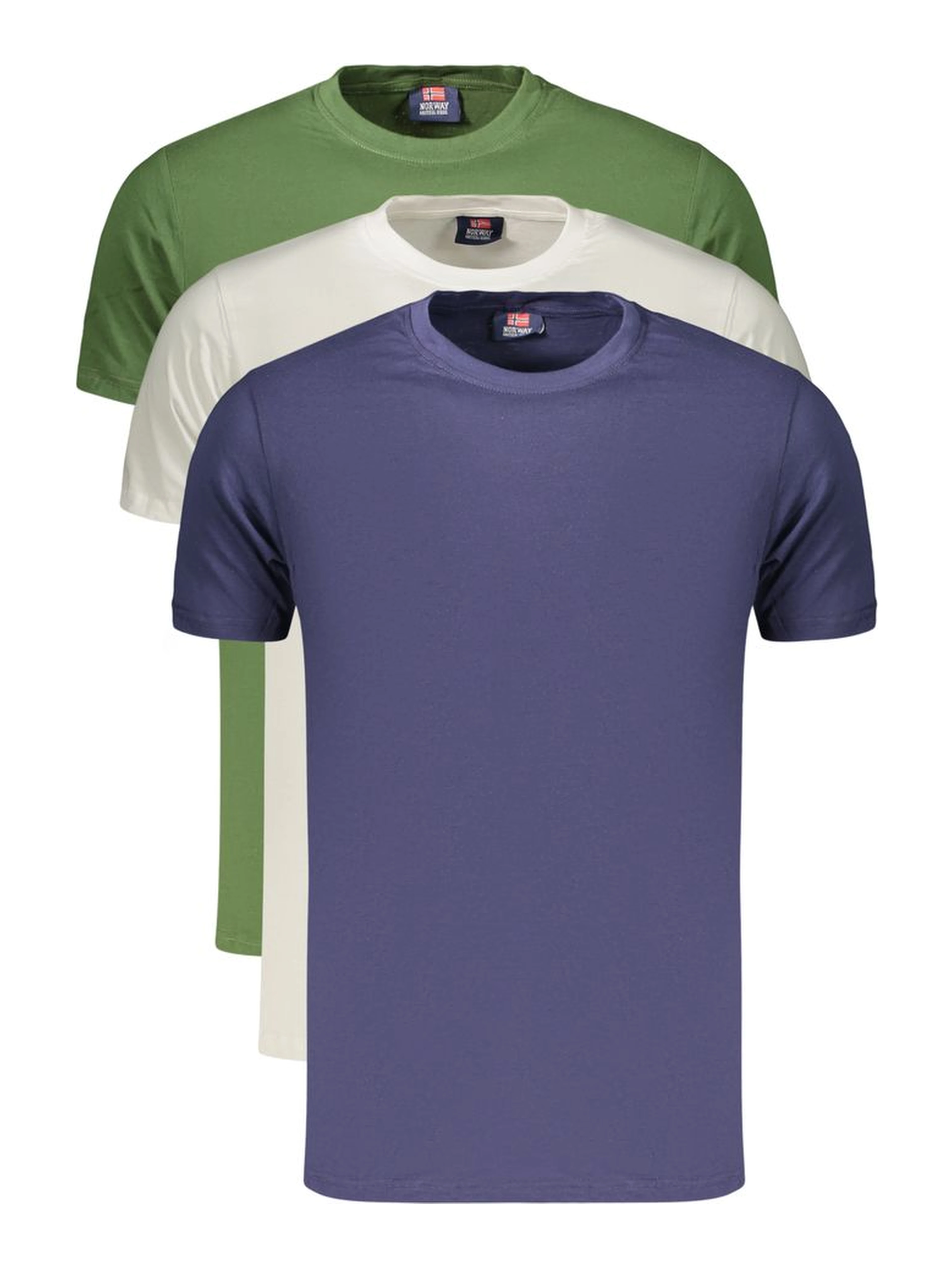 Green Cotton Men's T-Shirt