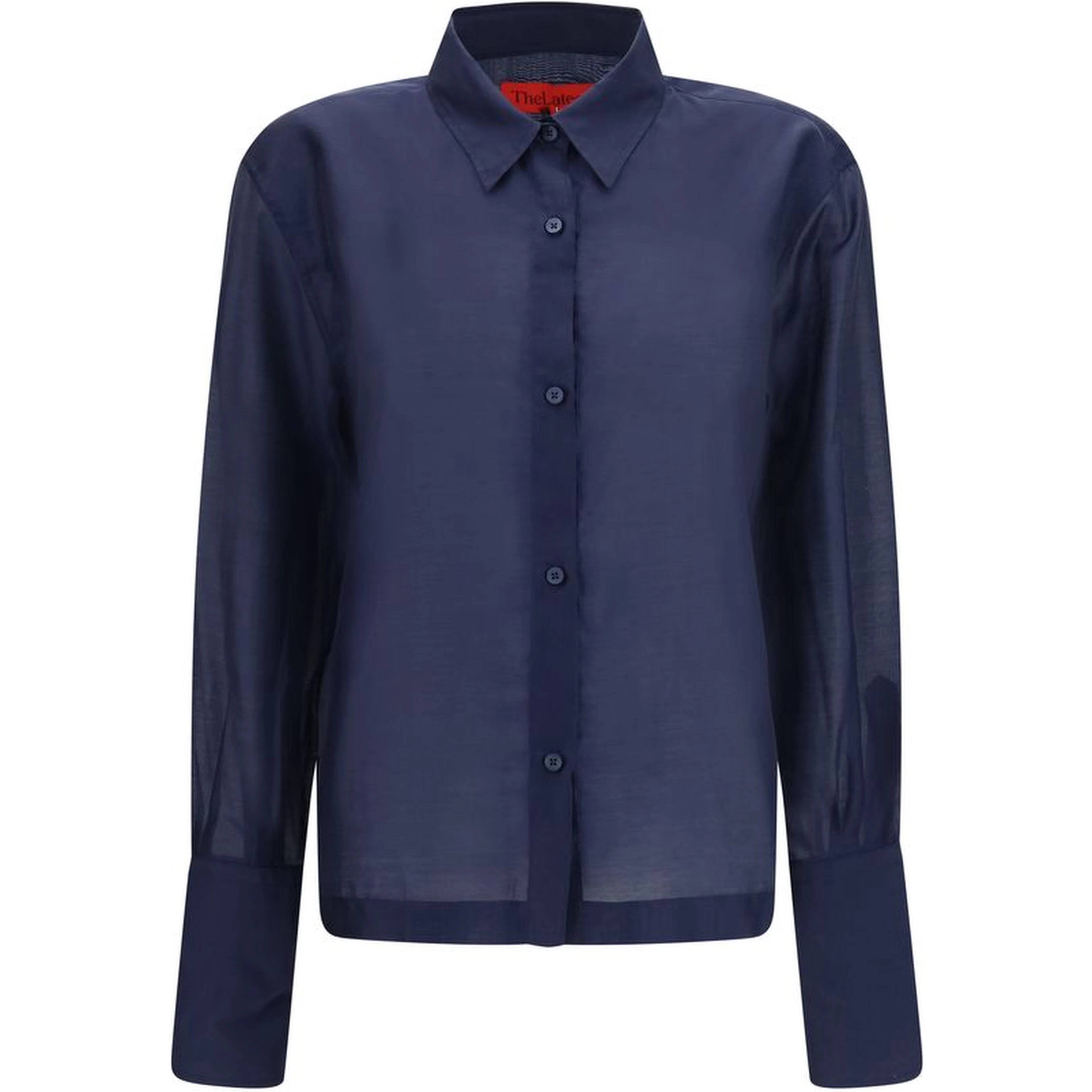 Blue Wool Oves Aries Dress Shirt
