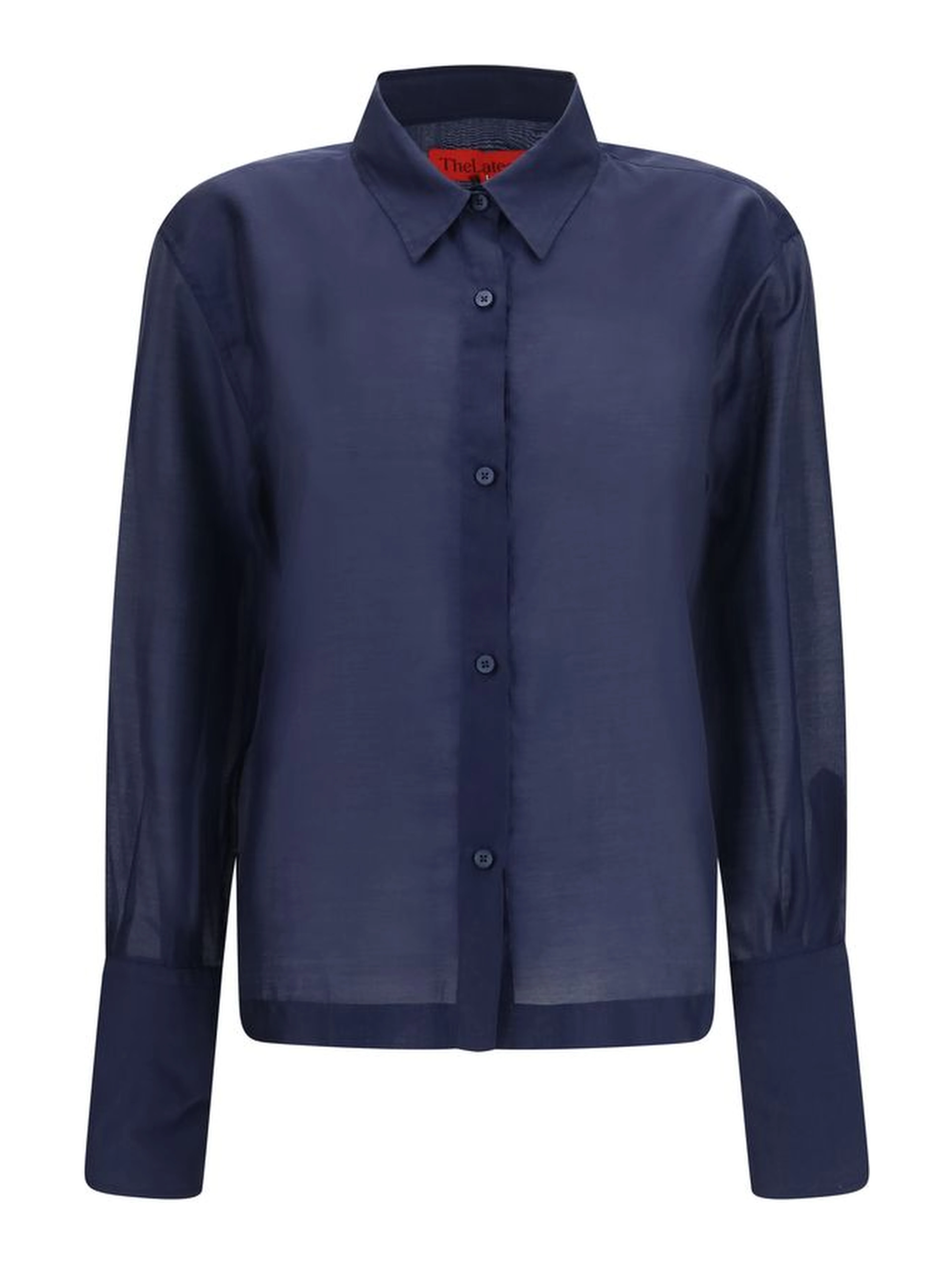 Blue Wool Oves Aries Dress Shirt