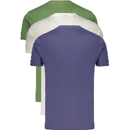 Green Cotton Men's T-Shirt