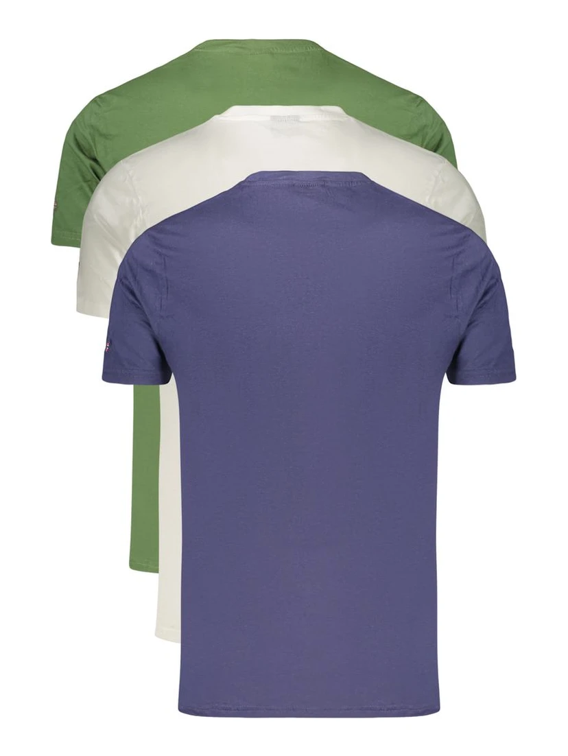 Green Cotton Men's T-Shirt