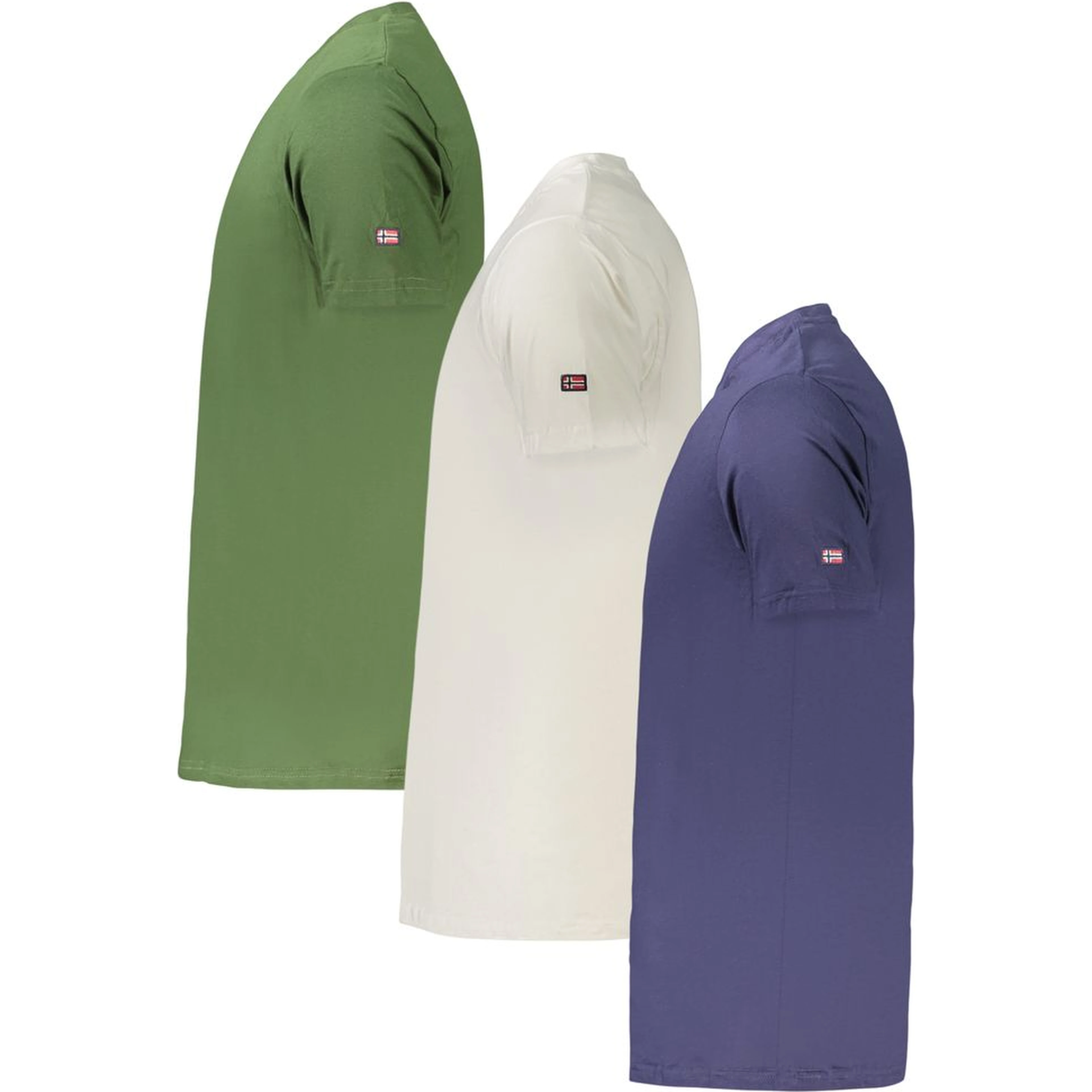 Green Cotton Men's T-Shirt