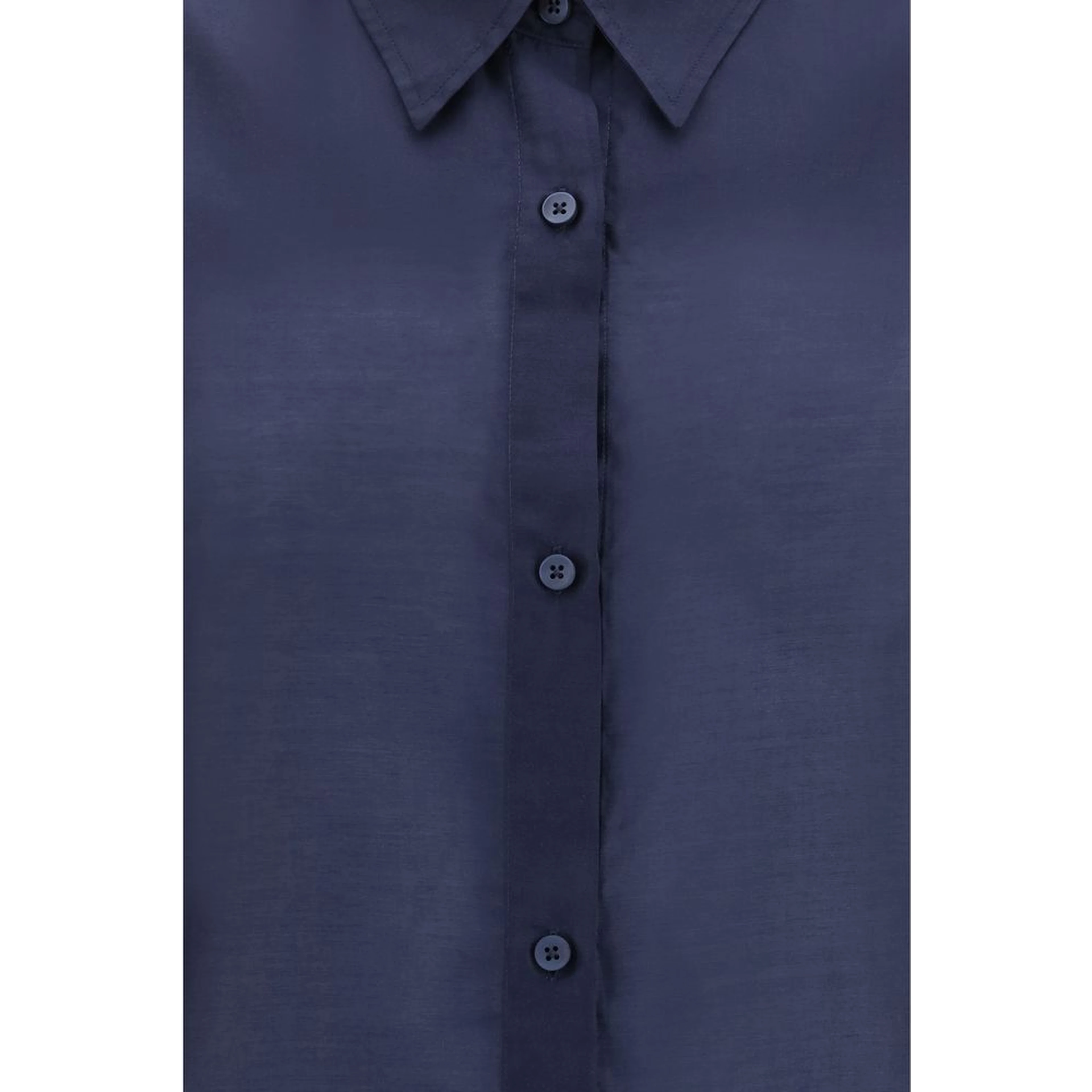 Blue Wool Oves Aries Dress Shirt