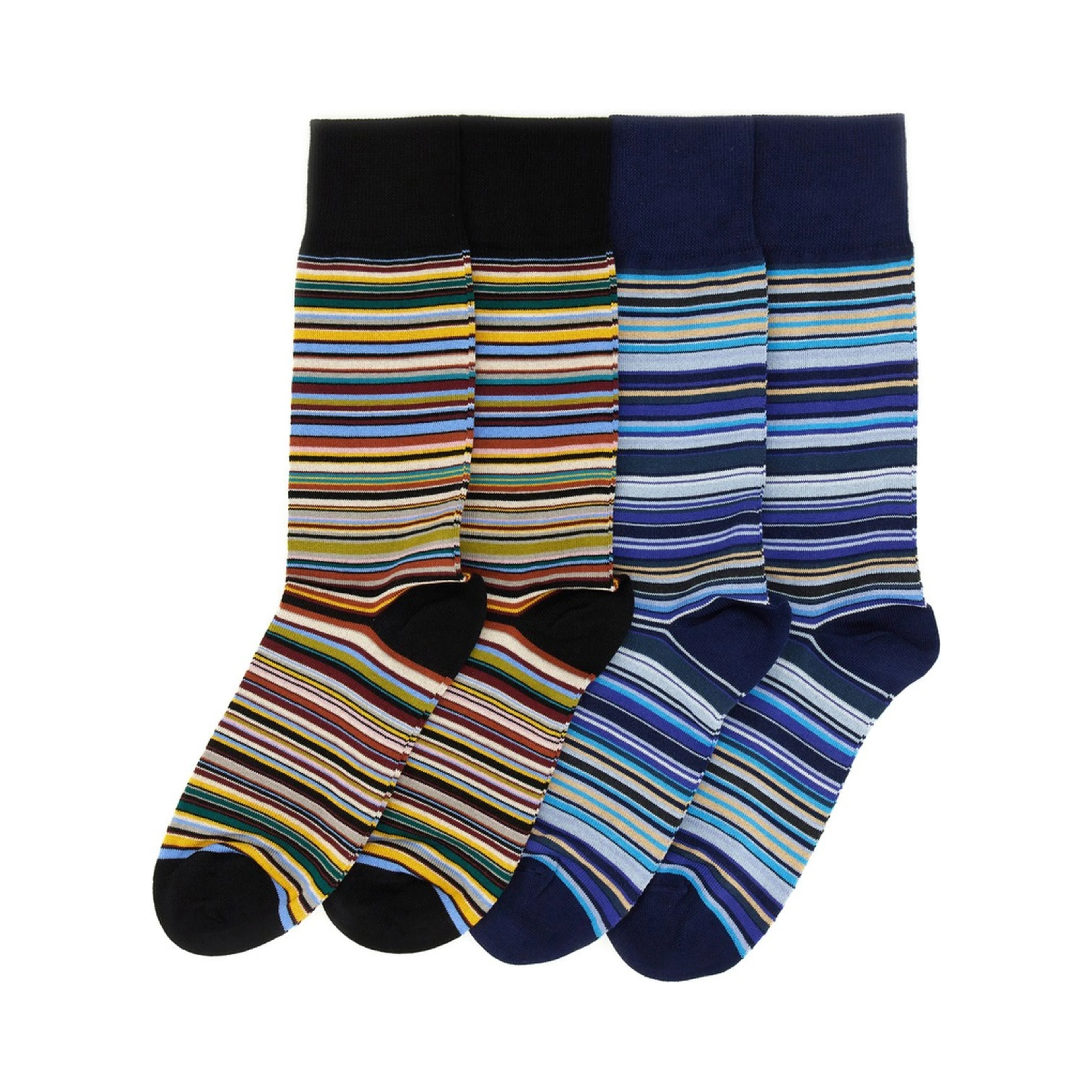 CALZINI "SIGNATURE STRIPE" SET DA 2 PAIA