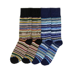 CALZINI "SIGNATURE STRIPE" SET DA 2 PAIA