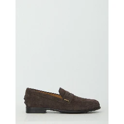 Brown suede loafers