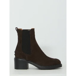 Suede ankle boot