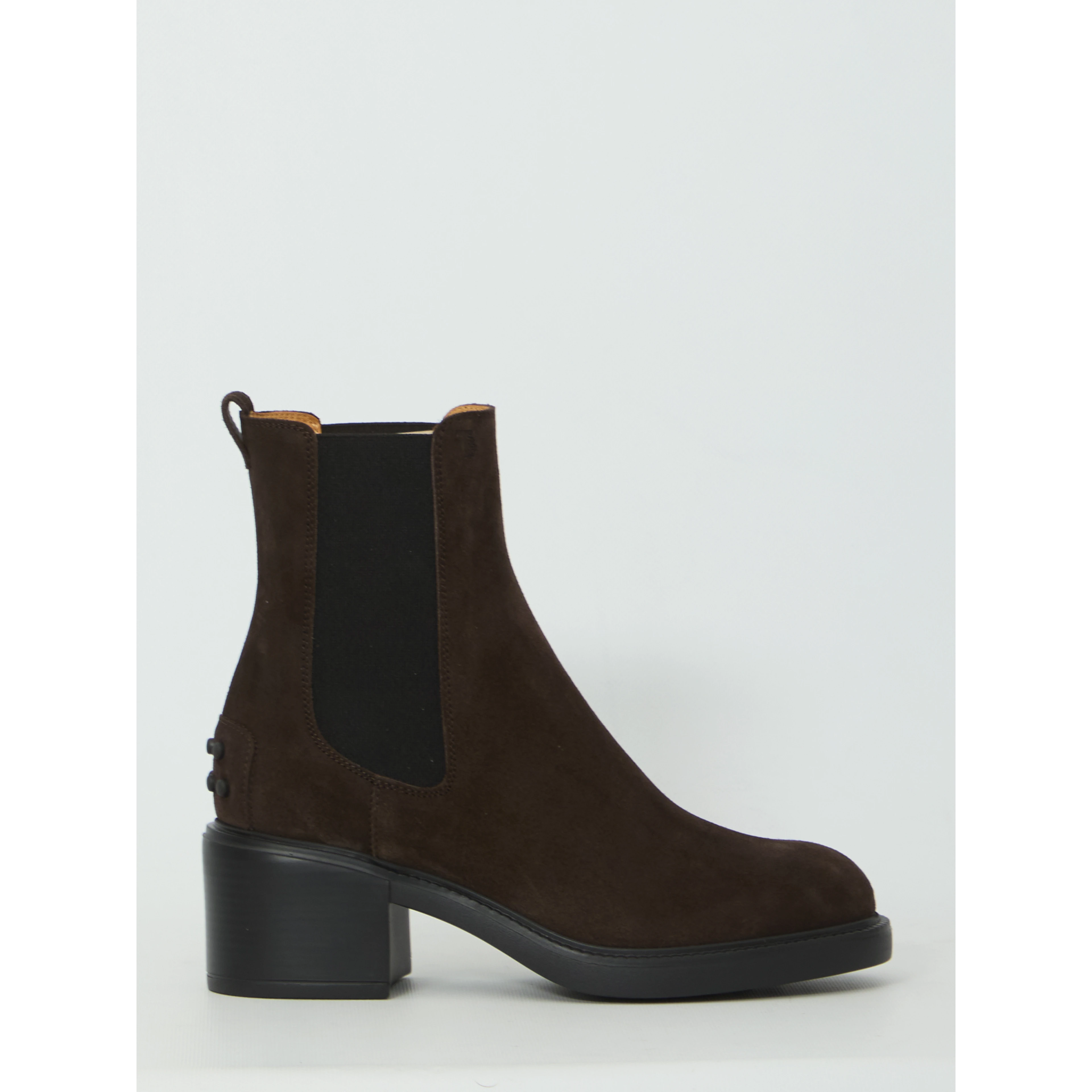 Suede ankle boot