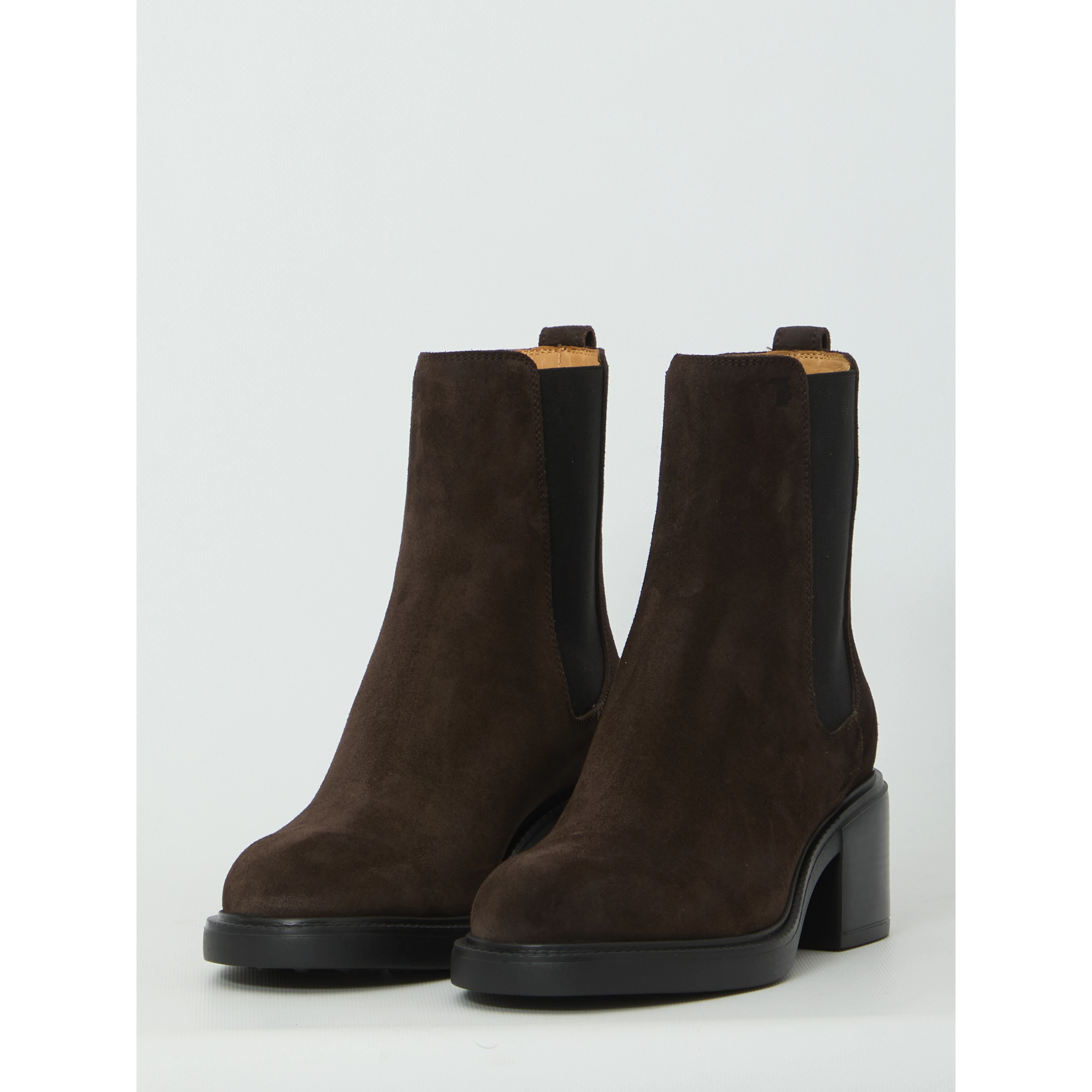 Suede ankle boot