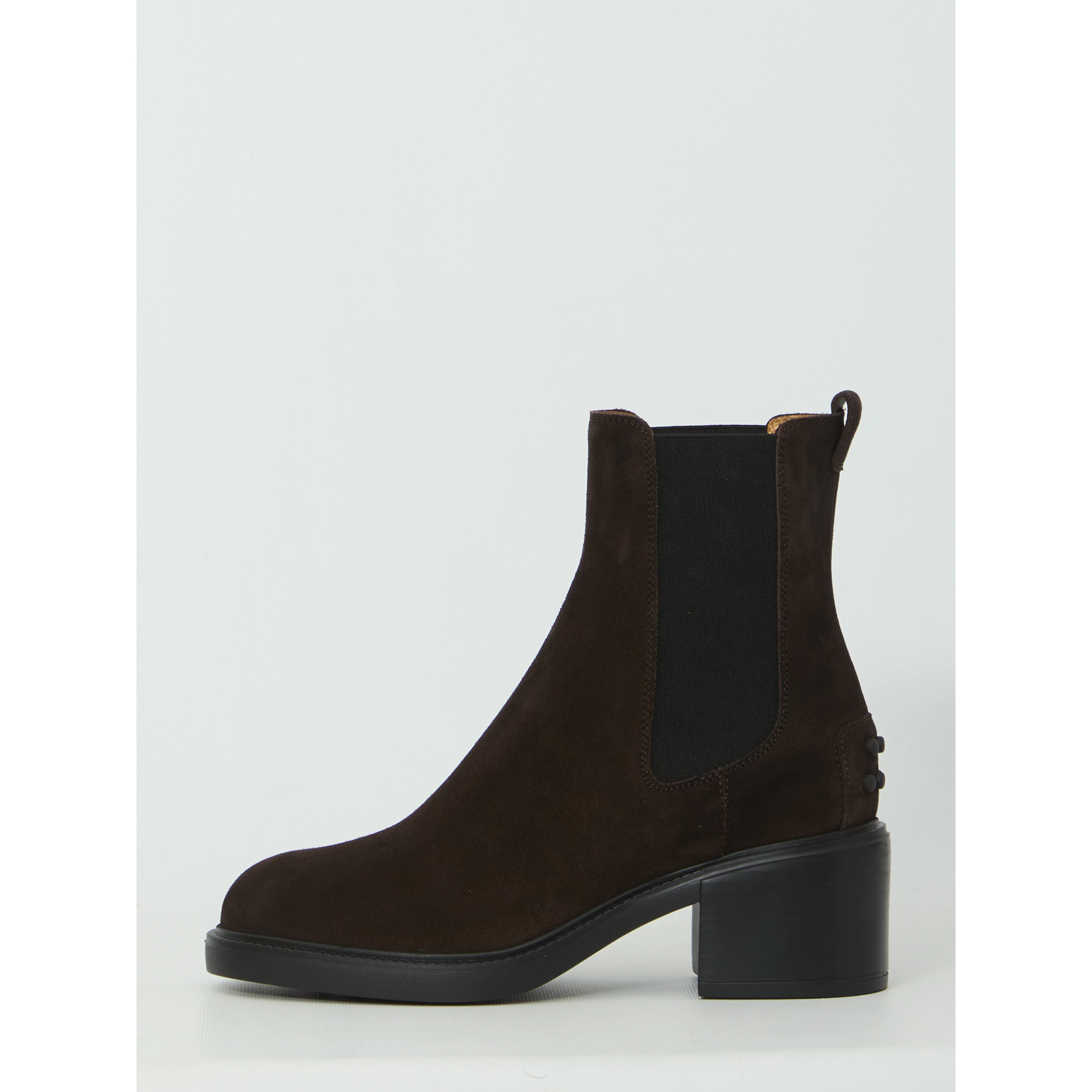 Suede ankle boot