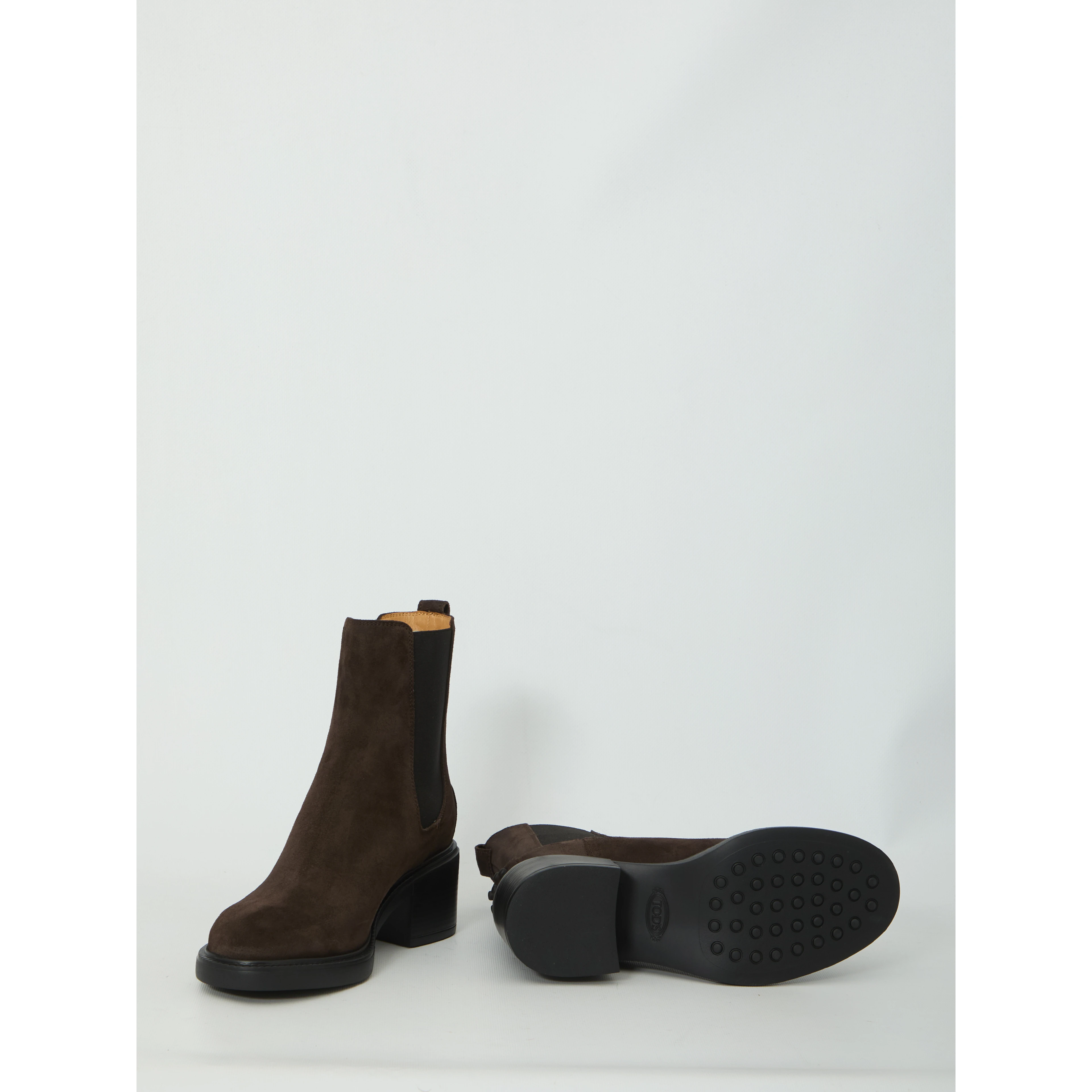 Suede ankle boot