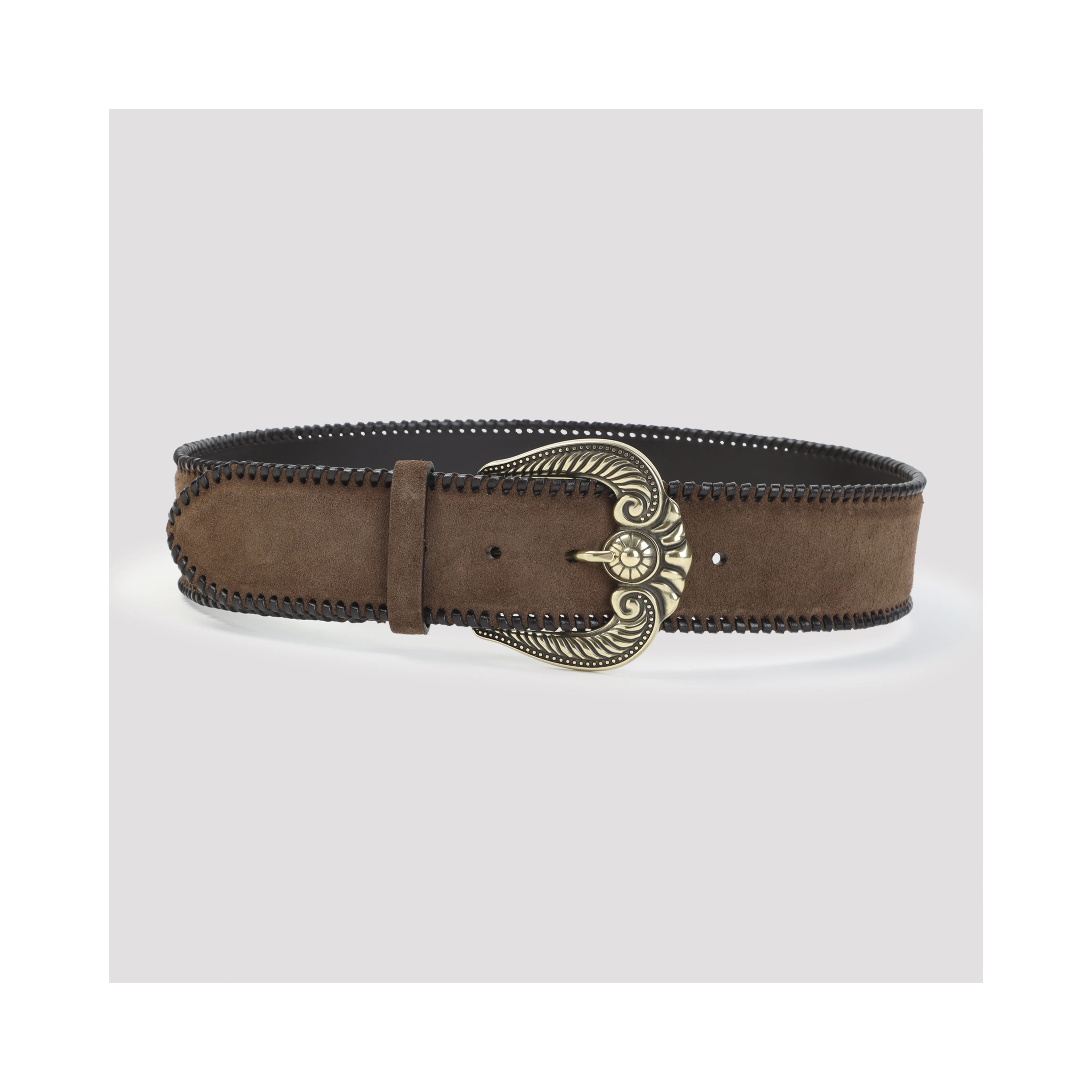 Etro Paisley Suede Belt